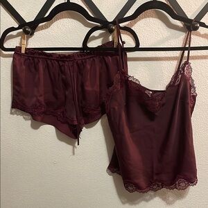 Victoria secret lace tank set